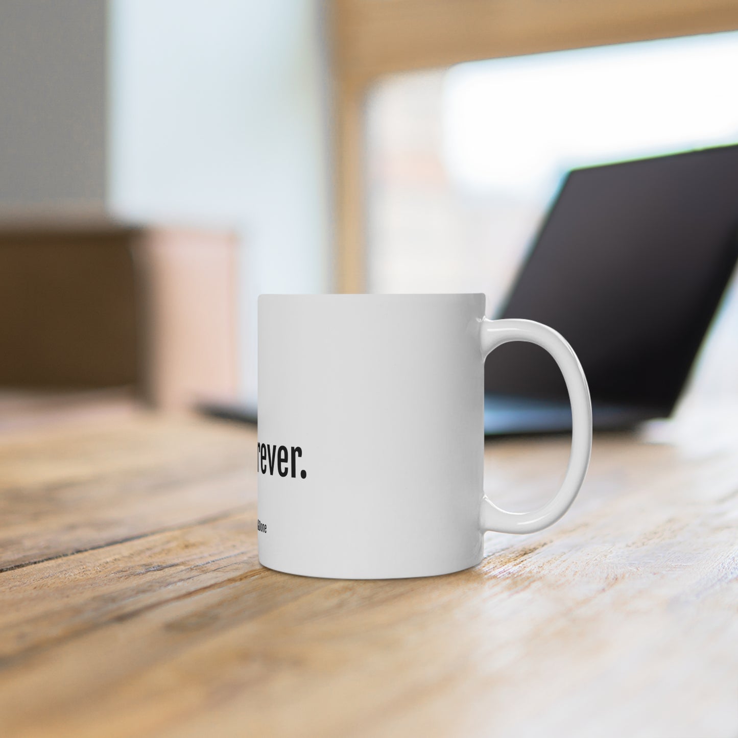 Ceramic Mug — "Coffee First. Dad Jokes Forever." Funny Office Coffee Mug, Gift for Coworkers & Friends