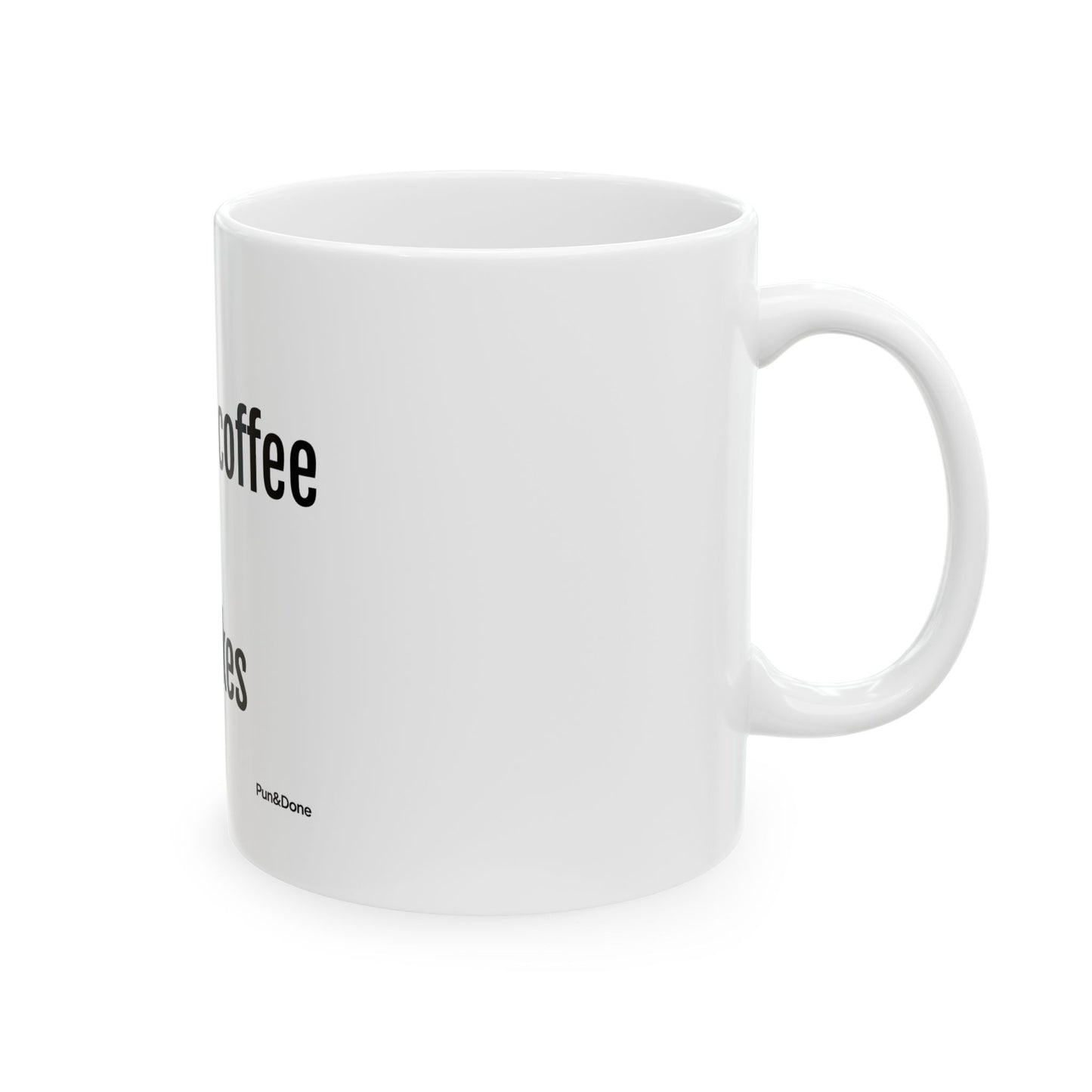 Fueled by Coffee & Dad Jokes Mug | Ceramic Coffee Cup, 11oz 15oz