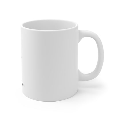 Ceramic Mug — "Fresh Coffee. Stale Jokes." Funny Office Coffee Mug, Gift for Coworkers, Friends and Parents