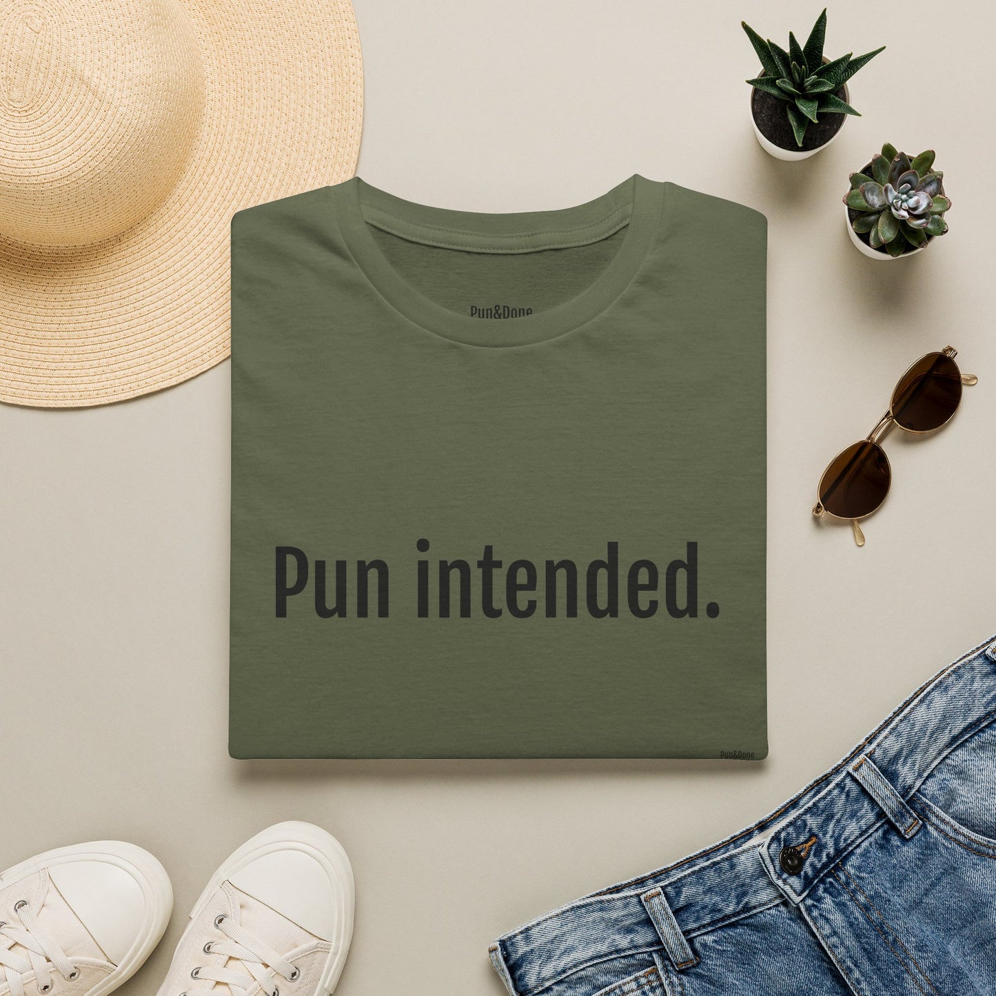 Dad Vintage T-Shirt — "Pun Intended." Funny Father's Day Tee