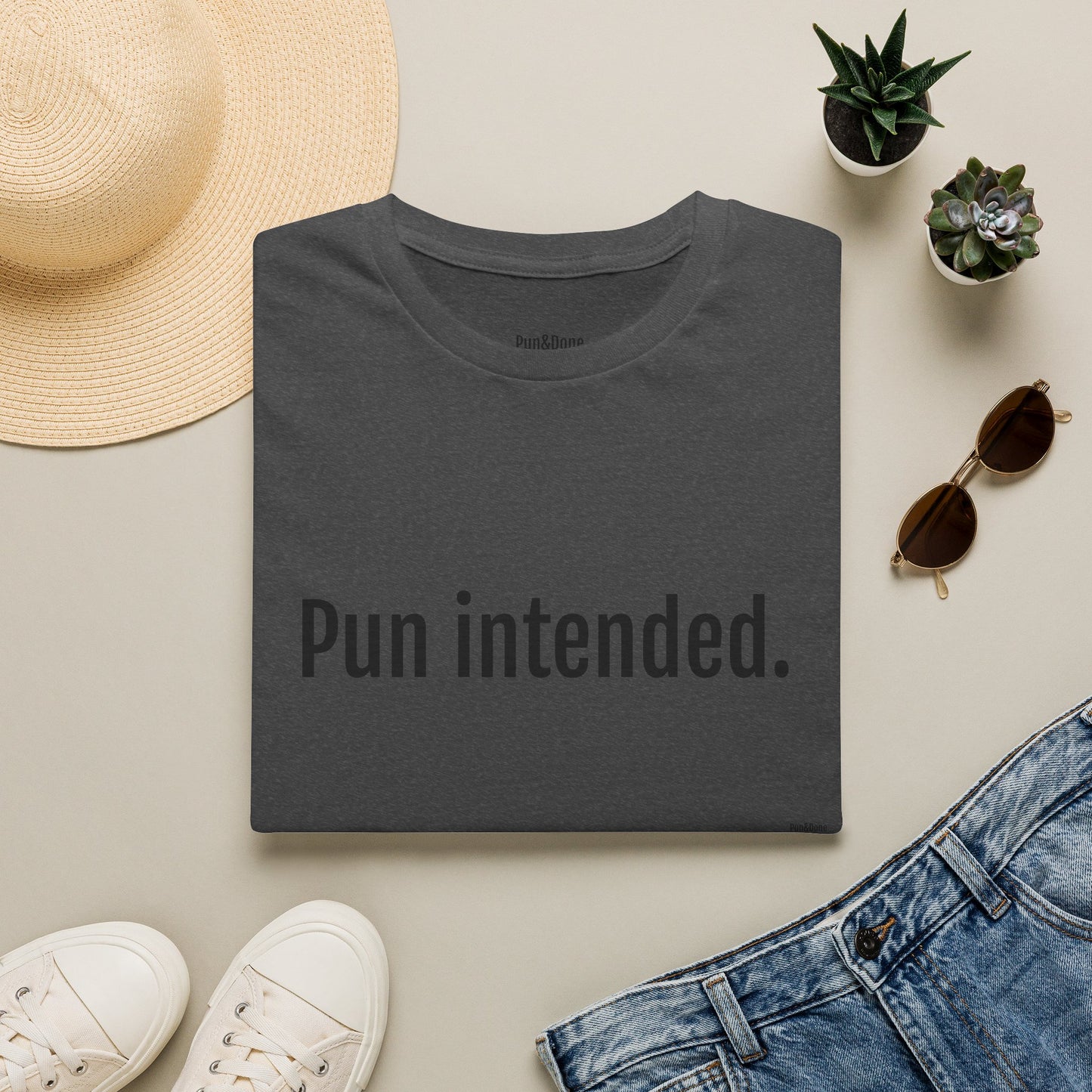 Dad Vintage T-Shirt — "Pun Intended." Funny Father's Day Tee