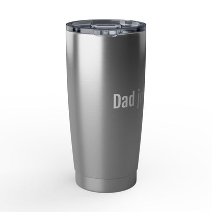 Dad Jokes Brew Here - Vagabond 20oz Travel Tumbler — Rugged Insulated Coffee Cup for Dads