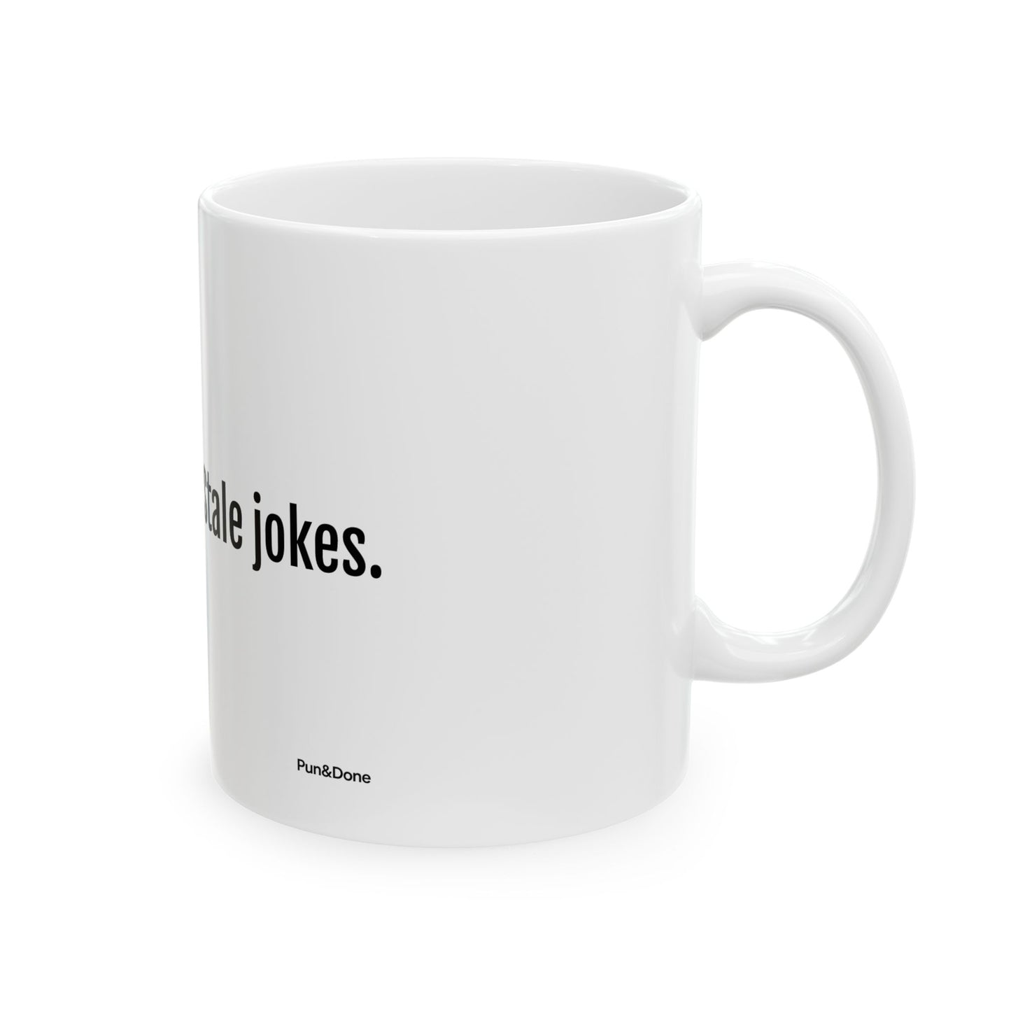 Fresh coffee. Stale jokes mug | Ceramic coffee mug 11oz 15oz