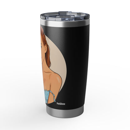 Redhead Pinup - Vagabond 20oz Travel Tumbler — Rugged Insulated Coffee Cup for Dads