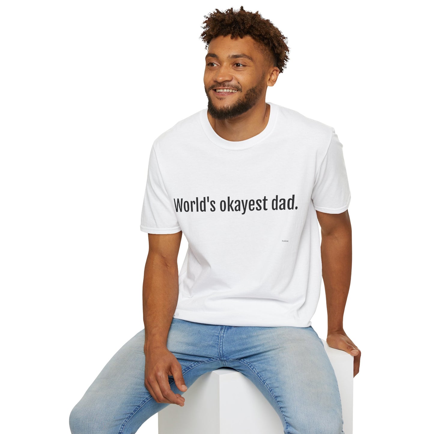 Dad T-Shirt — "World's Okayest Dad" Funny Father's Day Tee